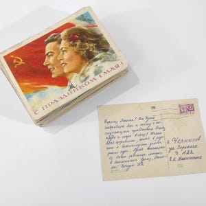 100 radzieckich pocztówek z lat 60.