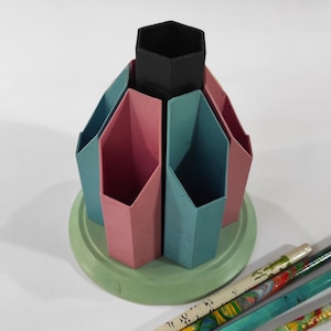 5 vintage pencils and a pen holder, made in the USSR