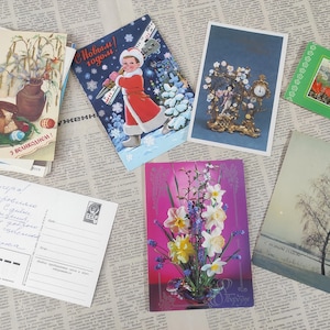 20 Soviet posted postcards