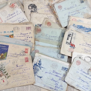 70 cartas soviéticas antigas