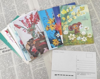 20 unused postcards printed in the USSR