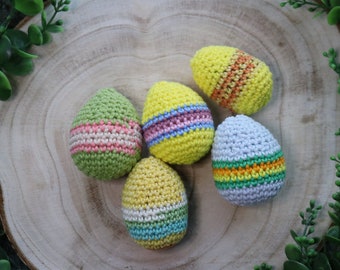 Crochet Catnip & Silvervine Easter Eggs Toy