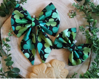 Call Me Lucky - Bow Tie, Sailor Bow, Scrunchies and Cat Collars For Cats & Dogs Irish Themed - ChosenByKai