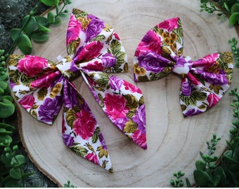 Rose Garden - Bow Tie, Sailor Bow, Scrunchies and Cat Collars For Cats & Dogs Springtime - ChosenByKai