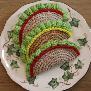 Taco Taco Taco Crochet Catnip & Silvervine Cat Toy
