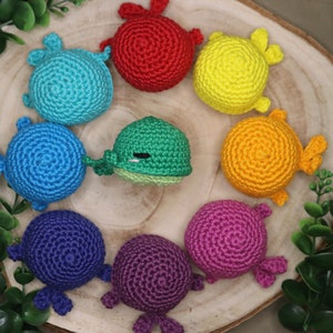 Whale - Crochet Catnip & Silvervine Toy