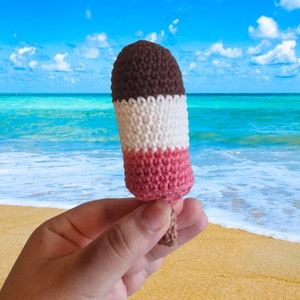 Ice Cream  - Crochet Catnip & Silvervine Cat Toy