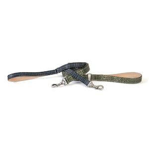 Arianna Braided Effect Soft Calf Leather Dog Lead in VARIOUS COLOURS