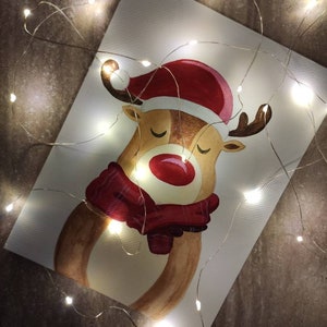 クリスマスポストカード（1枚分の価格で2枚）