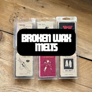 Broken Wax Melts /  Gothic Apothecary Home Fragrance / Spooky Melts / Miscellaneous / Wax Melts