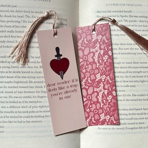 Caro lettore segnalibro / regalo di lettura / libresco / segnalibro / regalo libresco / Taylor Swift / testo della canzone / Midnights