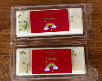 Skittles Wax Melts / Highly Scented / Soy Wax Snapbars / Vegan Friendly