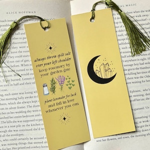 Marcapáginas de Magia Práctica / Regalo de Lectura / Para los amantes de los libros / Marcapáginas / Regalo para los amantes de los libros / Libro / Magia Práctica / Alice Hoffman / Bruja