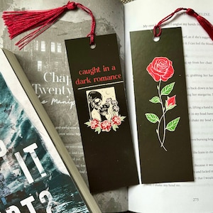 Dark Romance Lesezeichen / Lese Geschenk / Bücherwurm / Lesezeichen / Bookish Humor / Gefangen in einer Dark Romance