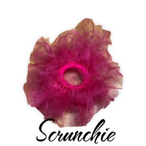 Hot pink tulle Scrunchie
