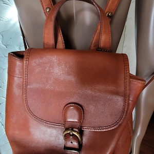Vintage Coach Brown Mini Daypack Backpack - Etsy Vintage Coach Brown Mini Daypack Backpack - Etsy