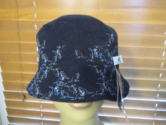 Kangol Blue Wool Blend Hat-NWT-Size Medium - image 1