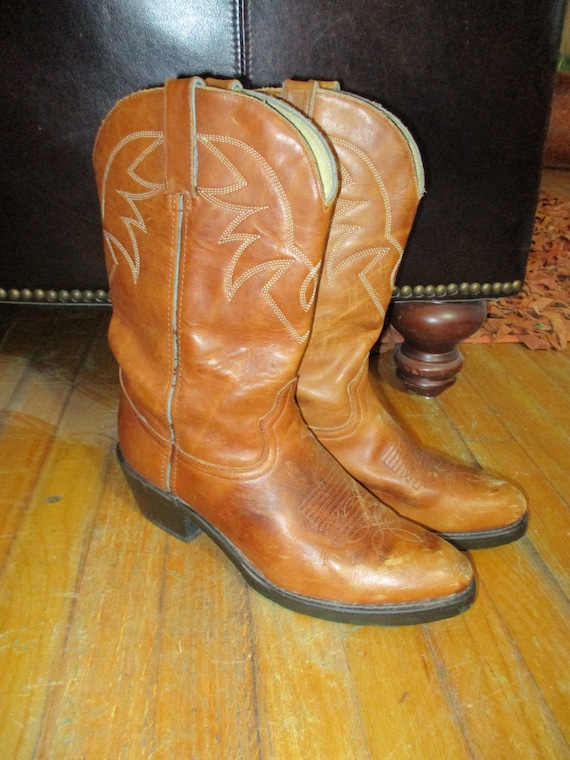 Durango Brown Genuine Leather Western/Cowboy Boots