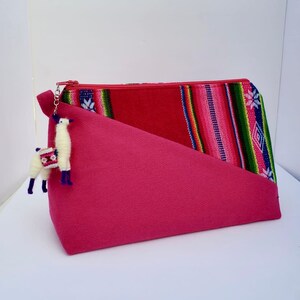 KUSY - sac d’accessoires de tricot, petite pochette à fermeture éclair, sac cosmétique, sac de voyage, cadeau pour crochets et brodeuses