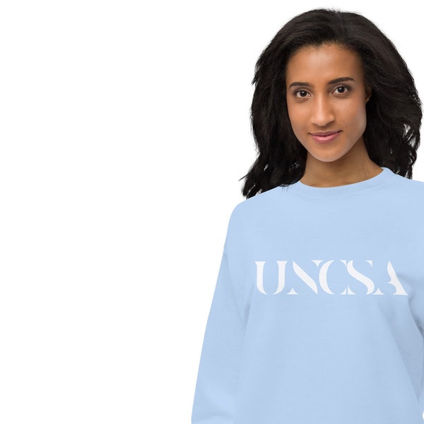 Unisex fleece sweatshirt, uncsa gift for her, UNCSA polar feece crew sweater