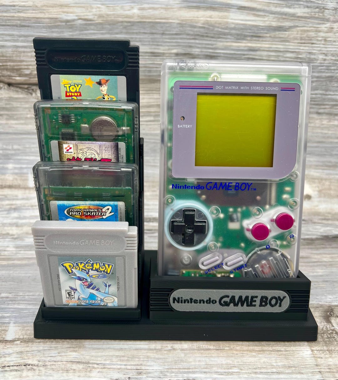 Custom Game Boy DMG Holder Display Storage - Holds 4 Games - Etsy