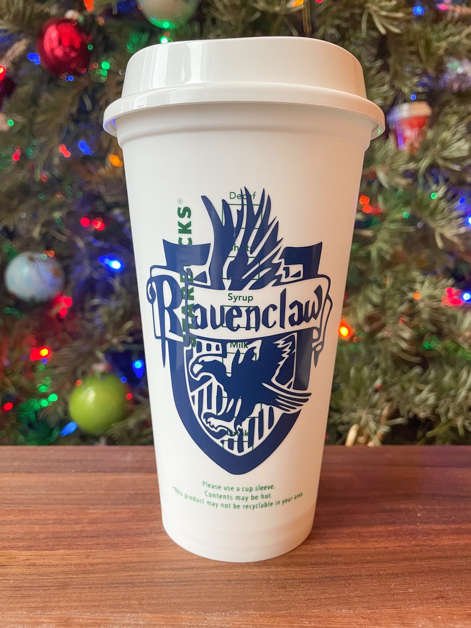 Harry Potter Hogwarts Ravenclaw House Starbucks Reusable Etsy