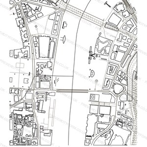 London colour-in map — this is what you download, a blank printable outline to colour yourself