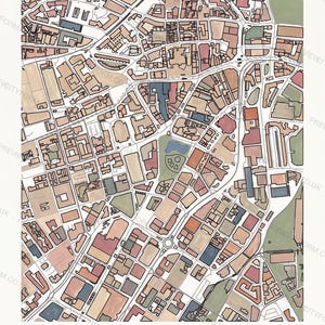 Kelham Island colour-in map — the real streets and building outlines of Kelham Island, Sheffield, ready to colour
