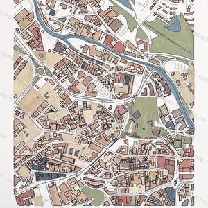 Ecclesall Road colour-in map — the real streets and building outlines of Ecclesall Road, Sheffield, ready to colour