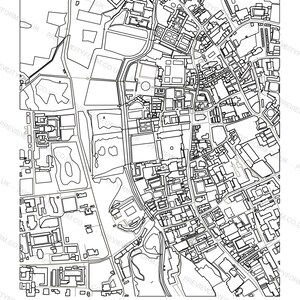 Cambridge_kingscollege colour-in map — this is what you download, a blank printable outline to colour yourself