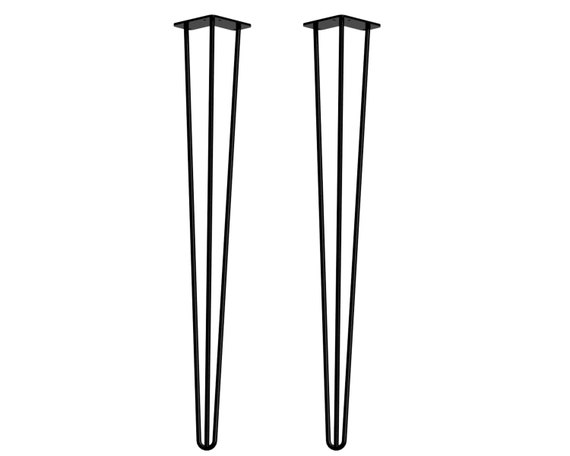 80cm 31 Premium Hairpin Legs X2 or X 4 Console Table Black Bare