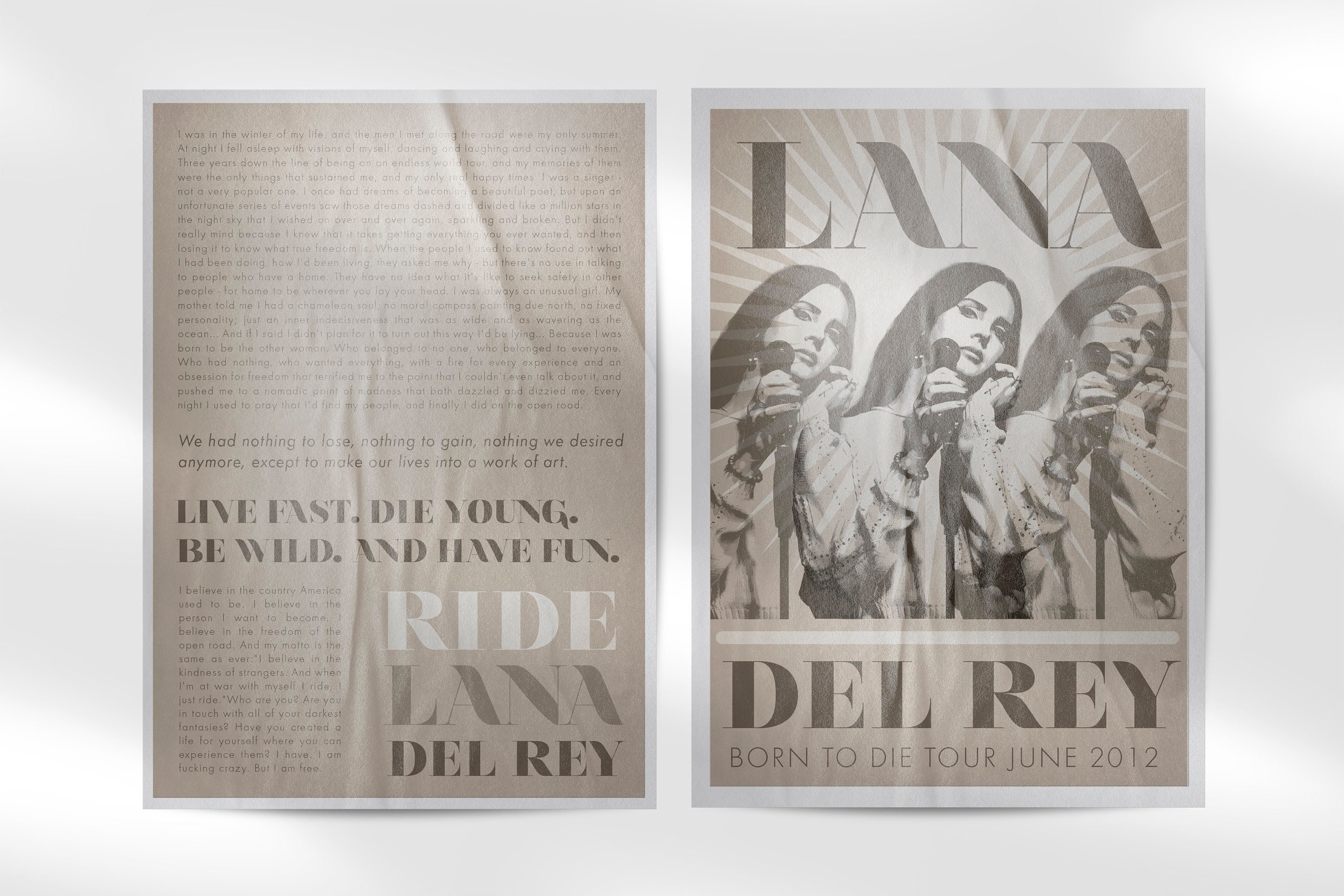 Lana Del Rey Drawing Ride Lana Del Rey On Love, Authenticity, And
