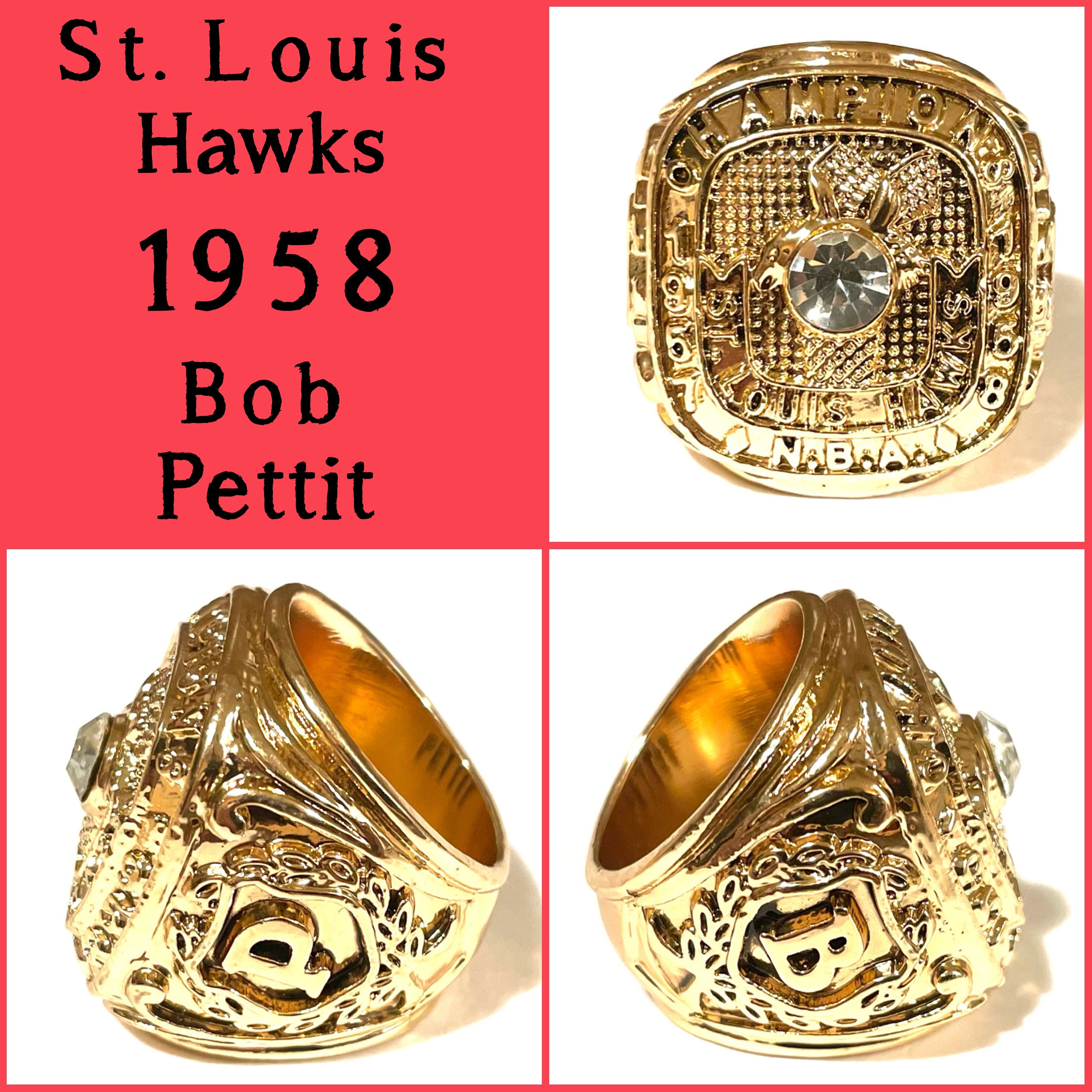 St. Louis Hawks 1958 NBA Champions Pin - Limited 1,000