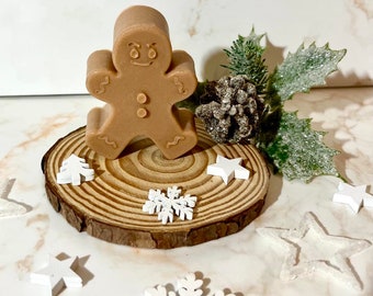 Handmade Soap Christmas gingerbread man ,soap, Christmas Gift, SLS Free