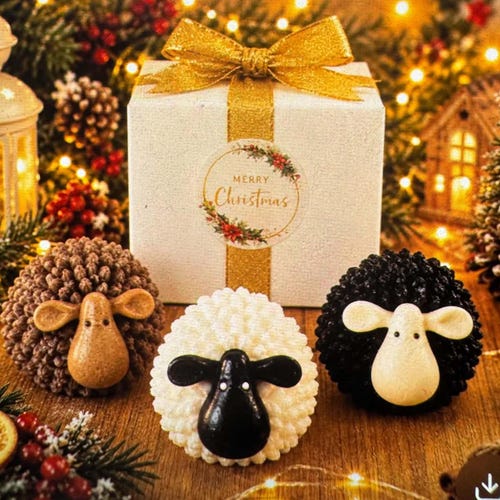 Savon mouton fait main pour Noël, Pâques, un joyeux anniversaire, cadeau