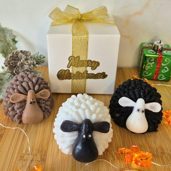 Handmade Christmas Easter Happy Birthday Soap Sheep Gift