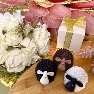 Handmade Christmas Soap Sheep, Easter, Birthday, Mother day Gift,Shea Butter Soap,
