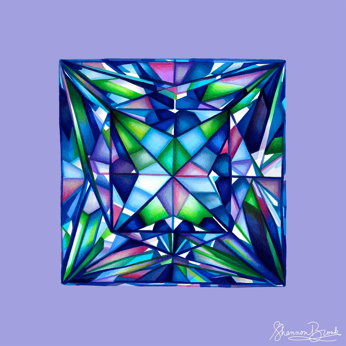 Diamond 31 Wall Art Print Home Decor Luxury Art Prints | Etsy