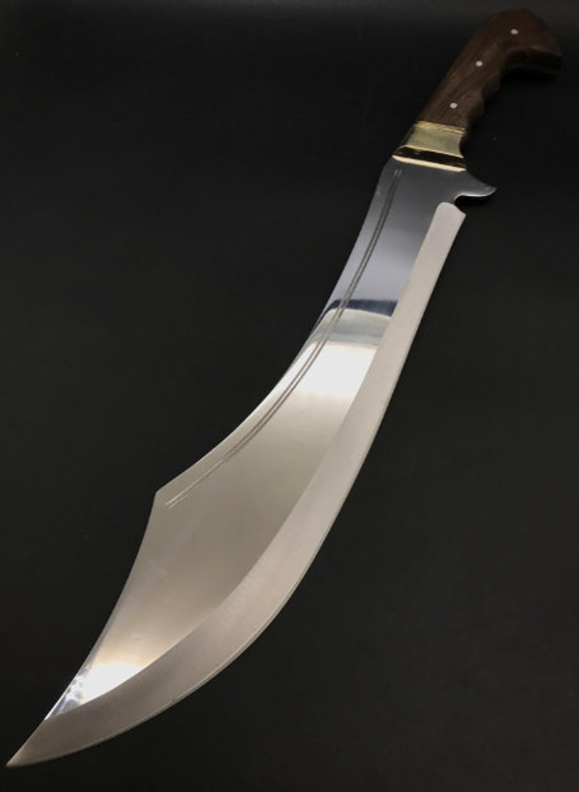 Custom Made Machete handmade and with Leather Sheath Blade Etsy