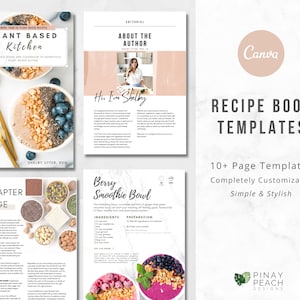 EBOOK Template | Family Cookbook Template | Recipe Book Template | Cookbook Template | Ebook | Family Cookbook | Design Your Own Cookbook
