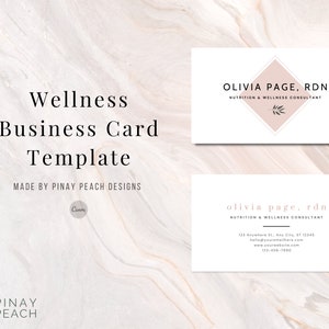 Modern Business Card Template | Business Card Template | Minimalist Business Card | Printable Business Card | Customizable Business Card