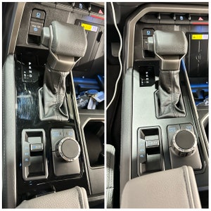 2022+ Toyota Tundra and Sequoia Center Console Overlay - Hides Scratches & Fingerprints -  Accessories