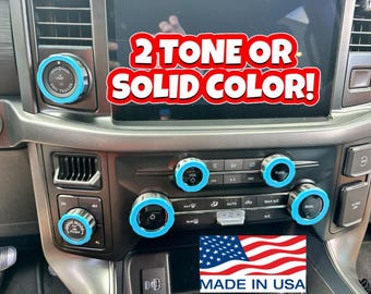 2021+ F150 & 2023+ Super Duty Knob Enhancer 3000's 6PC SET Multi Colors Available