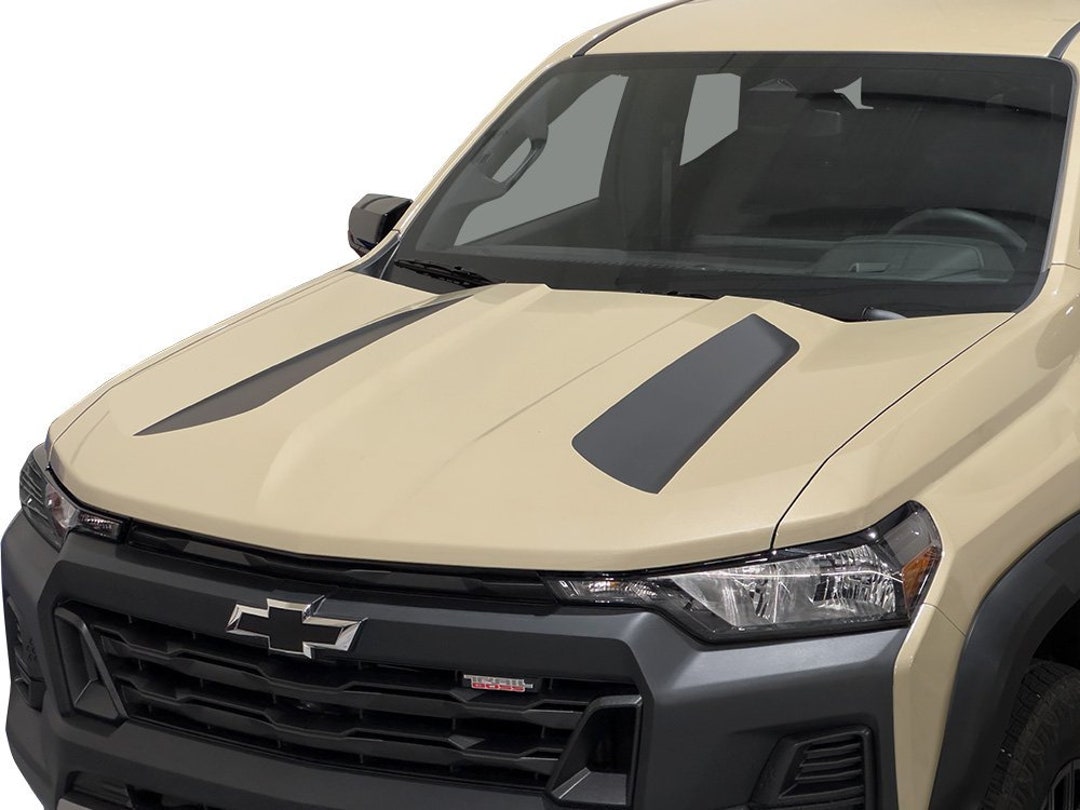 2023+ Colorado Matte Black Hood Recess Decals - Accessories - Vinyl ...