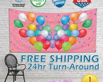 Balloon Backdrop Banner, event, celebration, party, wedding, background, multi-colorful, bridal, baby shower, birthday, wall, theme, heart