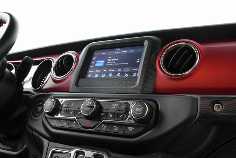 2018-2021 Jeep JL 7" Protector de pantalla con acabado mate / Antideslumbrante / Antihuellas / Accesorios imagen 2