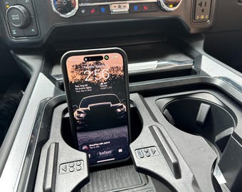 2023+ Ford Super Duty Mag Safe Wireless "Low Pro" Removable Charging Mount (Charger INCLUDED)