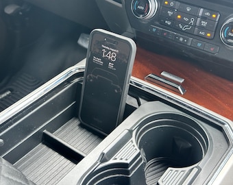 2017-2022 Ford Super Duty Mag Safe Wireless "Low Pro" Removable Charging Mount (Charger INCLUDED)