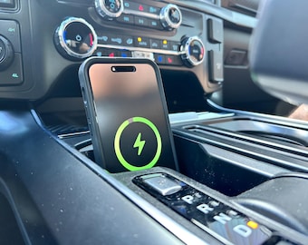 2021+ F150 Mag Safe Wireless "Low Pro" Removable Charging Mount (Charger INCLUDED)