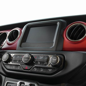 2018-2021 Jeep JL 7" Protector de pantalla con acabado mate / Antideslumbrante / Antihuellas / Accesorios imagen 1